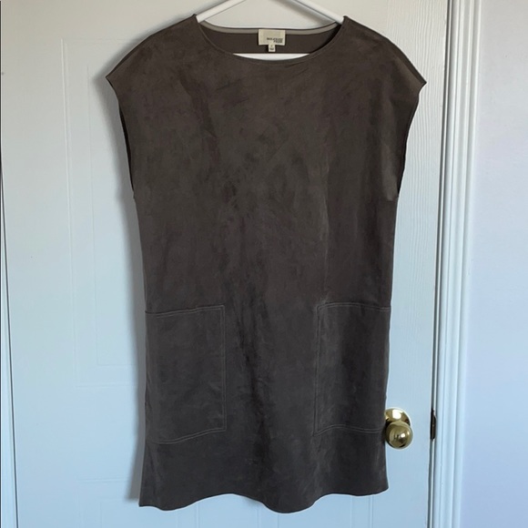 Aritzia Nori Suede Dress - Picture 4 of 6